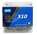 【中古】【輸入品・未使用】KMC X10 チェーン 10スピード/10s/10速 114Links (グレー) [並行輸入品]