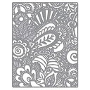 【中古】【輸入品・未使用】Sizzix 664417 Thinlits Die%カンマ% Doodle Art #2 by Tim Holtz マルチカラー