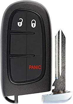 【中古】【輸入品・未使用】KeylessOption Keyless Entry Remote Start Smart Car Key Fob for Jeep Cherokee 2014-2019 GQ4-54T