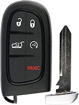 【中古】【輸入品・未使用】KeylessOption Keyless Remote Start Smart Car Key Fob for Jeep Cherokee 2014-2019%カンマ% GQ4-54T