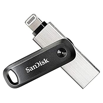 【中古】【輸入品・未使用】SanDisk サンディスク iXpand Flash Drive Go iPhone iPad/PC用 Lightning + USB-A 回転式 128GB USBメモリ..