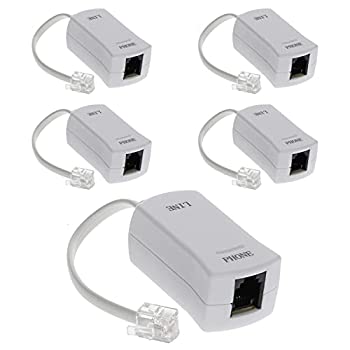 【中古】【輸入品・未使用】InstallerParts DSLフィルター - オス-メス - DSLモデムからの干渉を排除 5 Pack ホワイト 35275