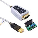 【中古】【輸入品・未使用】DTECH USB to RS422 RS485 シリアル ポート コンバーター アダプター ケーブル 1.2m FTDIチップセット内蔵 Windows 10 8 7 XP Linux Macなどに対(2)