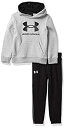 【中古】【輸入品・未使用】Under Armour mens Ua Symbol Hoodie Set T Shirt%カンマ% Moderate Gray%カ...
