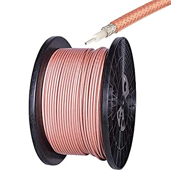 【中古】【輸入品・未使用】Eightwood RG400 M17/128 二重銅編組シールド同軸ケーブル 20 feet ZRG40020