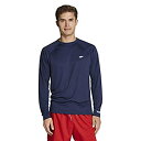 【中古】【輸入品・未使用】Speedo メンズ UV スイムシャツ イージー長袖 レギュラーフィット X-Large ブルー(4)
