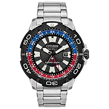 【中古】【輸入品・未使用】並行輸入品 日本未発売 CITIZEN シチズン プロマスター エコドライブ GMT ダイバー BJ7128-59E 腕時計 メンズ 逆輸入 アナログ ソーラー ブラッ