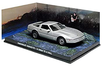 【中古】【輸入品・未使用】007 ボンドカー ミニカー 1/43 シボレー コルベット CHEVROLET CORVETTE 1985 映画 美しき獲物たち [並行輸入品]
