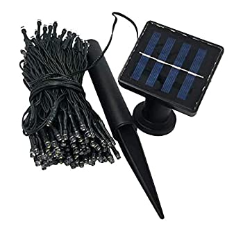 【中古】【輸入品・未使用】サンパーシー LED ソーラー イルミネーション 100球 ガーデンライト (ピンク) [並行輸入品]