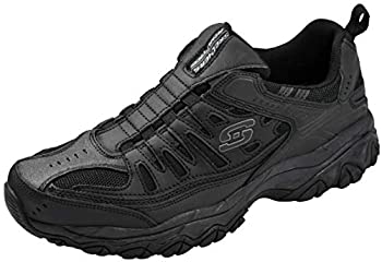 Skechers Men's Afterburn M. Fit Wonted Loafer%カンマ% Black/Black%カンマ% 9.5 M US