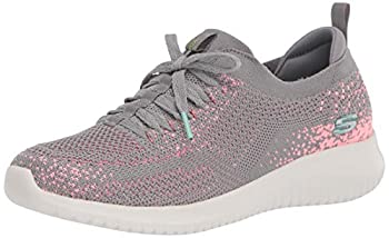 yÁzyAiEgpzSkechers Women's Athleisure Sneaker%J}% Grey/Pink%J}%8.5 M US