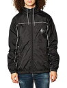 【中古】【輸入品・未使用】Volcom メンズ Ermont フード付きウィンドブレーカージャケット US サイズ: XX-Large カラー: ブラック