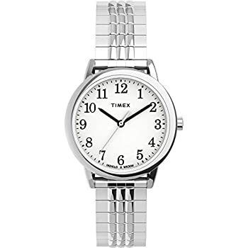 【中古】【輸入品・未使用】Timex Women's TW2U08600 Easy Reader 30mm Silver-Tone/White Perfect Fit..