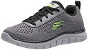 【中古】【輸入品・未使用】Skechers mens Skechers Men's Track Moulton Oxford%カンマ% Charcoal/Bla...