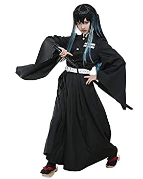 【中古】【輸入品・未使用】miccostumes メンズ ミストピラー 無一郎 コスプレ衣装 ユニフォーム US サイズ: Large カラー: ブラック