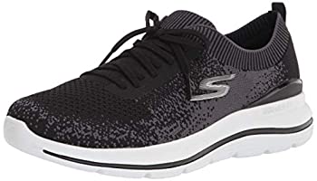 【中古】【輸入品・未使用】Skechers レディース ウォーキングスニーカー%カンマ% ブラック/ホワイト%カンマ% 5