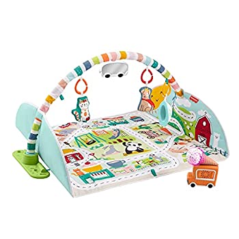 楽天スカイマーケットプラス【中古】【輸入品・未使用】フィッシャープライス（fisher price） 3WAY! 遊べる地図マットに変身ベビージム 【0カ月~】【知育玩具】【布おもちゃ】GJD41