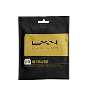 【中古】【輸入品・未使用】LUXILON(ルキシロン) テニス ストリング ガット NATURAL GUT 120(ナチュラル ガット 120) ナチュラル W...