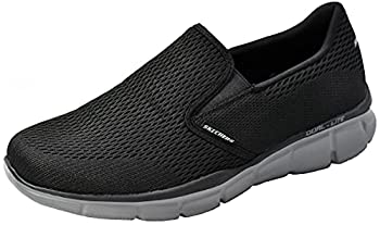 yÁzyAiEgpzSkechers Men's Equalizer Double Play Slip-On Loafer%J}% Black/Charcoal%J}% 11.5 M US