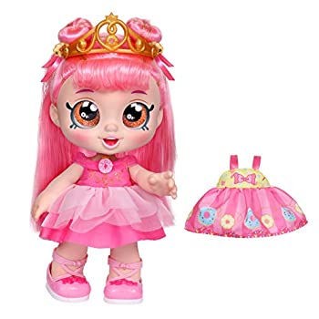 【中古】【輸入品 未使用】Kindi Kids Toddler Doll - Donatina Princess Dress Up - Includes 2 Outfits and Shopkins Accessories