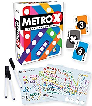 ゲームライト　Gamewright Store　メトロX　Metro X-Rail＆Writeゲーム　ボードゲーム　知育　［並行輸入］