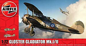 【中古】【輸入品・未使用】Airfix Gloster Gladiator MK I/MK II 1:72 WWII Military Aviation Plastic Model Kit A02052A [並行輸入品]