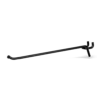 【中古】【輸入品・未使用】Presa Heavy Duty Black Steel Peg Board Shelving Hooks%カンマ% 8-Inch%カンマ% 50-Pack 141［並行輸入］