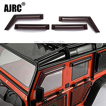 【中古】【輸入品 未使用】e-tsuhan カラーブラックTRAXXAS TRX-4 TRX4 Defender 1/10シミュレーションクライミングカーレインカバーウィンドウ保護ウォーターカーテン S20