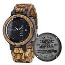 【中古】【輸入品・未使用】BOBO BIRD メンズ 刻印 木製腕時計 彼氏 夫に パーソナライズ 記念日 クリスマス 誕生日 父の日 木製ギフトアイデア 木製...