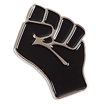 楽天スカイマーケットプラス【中古】【輸入品・未使用】Black Fist エナメルラペルピン - Black Lives Matter ラペルピン - BLMピン バックパック 服 帽子装飾 - ブラック電源ピン