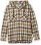 šۡ͢ʡ̤ѡCarhartt Women's Relaxed Fit Flannel Hooded Plaid Shirt%% Bluestone%% X