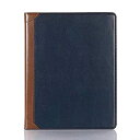 【中古】【輸入品・未使用】iPad Pro 12.9吋第3世代(2018年) ケース 人造皮革,智能的スリープ機能付き皮カカバー,筆ホルダー - 青い