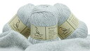 【中古】【輸入品・未使用】TEHETE 100% カシミヤ糸 かぎ針編み用 3層 暖か ソフト 豪華 ファジーニット糸 150g (グレー)