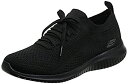 【中古】【輸入品・未使用】Skechers レディース ウルトラフレックスステートメント トレーナー%カンマ% ブラック%カンマ% 10 Wide