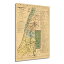 šۡ͢ʡ̤ѡHistorix Vintage 1881 The Journeys and Deeds of Jesus Map - 24 x 36 ӥơޥå 륢 - ѥ쥹ʤϿ޾