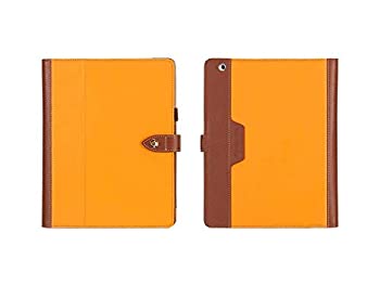 【中古】【輸入品・未使用】Griffin Back Bay Folio iPad 4 3 2 グリフィン ケース ブック型 カバー (オレンジ/ブラウン) [並行輸入品]