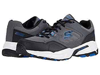 Skechers - Mens Stamina Plus - Shoes%カンマ% Size: 7 M US%カンマ% Color: Charcoal/Blue