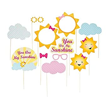 【中古】【輸入品・未使用】Fun Express - You are My Sunshine Photo Stick Props for Birthday - Apparel Accessories - Costume Accessories - Costume Props - Birthday