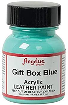 【中古】【輸入品 未使用】Angelus アンジェラス ギフトボックスブルー 1oz アクリル レザー ペイント Acrylic Leather Paint (並行輸入品) うすみどり Gift box blue 並