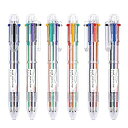 【中古】【輸入品・未使用】Shuttle Art 多色ボールペン 多機能ペン 6色 23本セット 0.7mm ノック式 マーキング メモ取り 色分け用 手帳用 ...