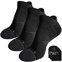 【中古】【輸入品・未使用】ノーショウ ランニング アスレチック アンチブリスター ウィッキング クールマックス ソックス シームレス 防臭%カンマ% 3組 ブラ...