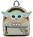 【中古】【輸入品・未使用】Loungefly スターウォーズ ベビーヨーダ マンダロリアン レディース ダブルストラップ ショルダーバッグ パース%カンマ% マルチ%カンマ% One Size