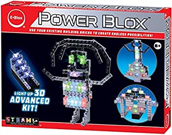 楽天スカイマーケットプラス【中古】【輸入品・未使用】E-Blox Power Blox Builder - Advanced Kit 3D LED Light-Up Building Blocks Toys Set for Kids Ages 8+ [並行輸入品]