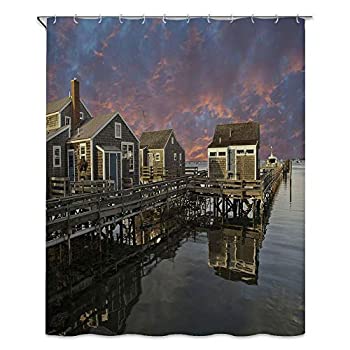 【中古】【輸入品・未使用】アメリカ合衆国 シャワーカーテン 180 x 200cm マサチューセッツ州ナンタケット島の劇的な空の雲の池の家 防カビ 防水 バス用品 プライバシー保 【中古】【輸入品・未使用】アメリカ合衆国 シャワーカーテン 180 x 200cm マサチューセッツ州ナンタケット島の劇的な空の雲の池の家 防カビ 防水 バス用品 プライバシー保