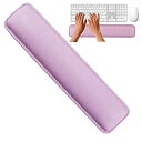 【中古】【輸入品 未使用】Keyboard Wrist Rest by Rancco カンマ 14.5 039 Leatherette Stitched Edge Soft Memory Foam Gaming Mouse Wrist Cushion Pad w/Non-Skid Mat for N