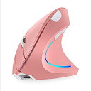 【中古】【輸入品 未使用】Vertical Mouse カンマ Right Handed 2.4GHz Wireless Ergonomic Rechargeable Vertical Mouse with 4 Adjustable DPI 800/1200/1600/2400 カンマ 6