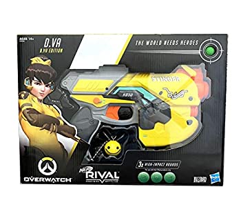 【中古】【輸入品 未使用】Overwatch NERF B.Va スペシャルエディション D.Va ライバルブラスター ライバルラウンド3個付き