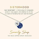 【中古】【輸入品・未使用】Sorority Shop Theta Phi Alpha Sisterhood Druzy ネックレス