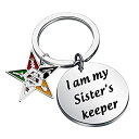 【中古】【輸入品・未使用】CENWA OES ジュエリーオーダーオブザイースタンスター OES I'm My Sister's Keeper キーチェーン OE...
