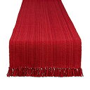 【中古】【輸入品・未使用】DII 各種テーブルトップコレクション テーブルランナー 13x72インチ タンゴレッド